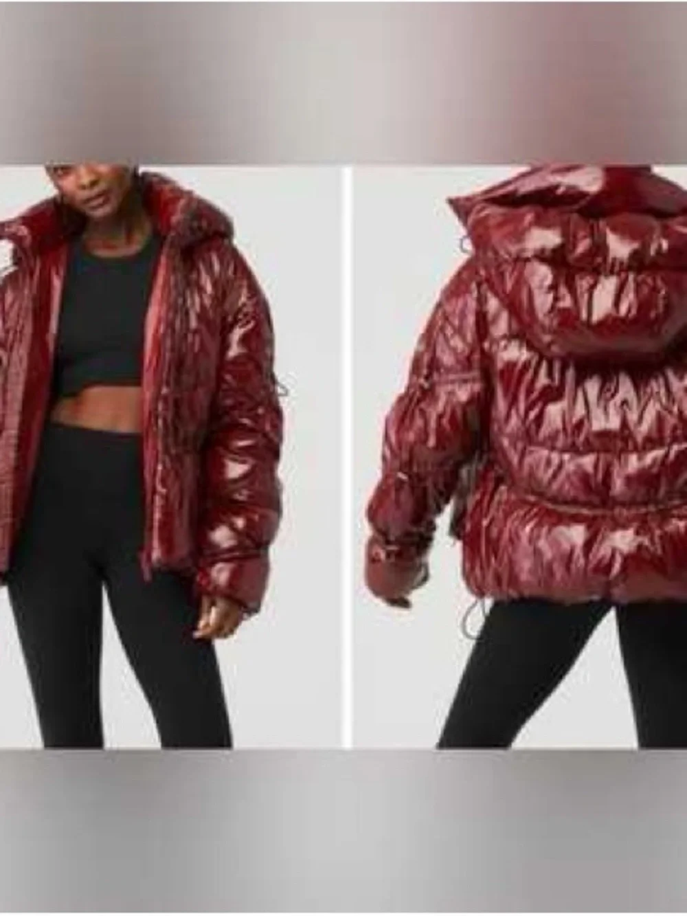 ALO Yoga Stunner Puffer Jacket in Cranberry
